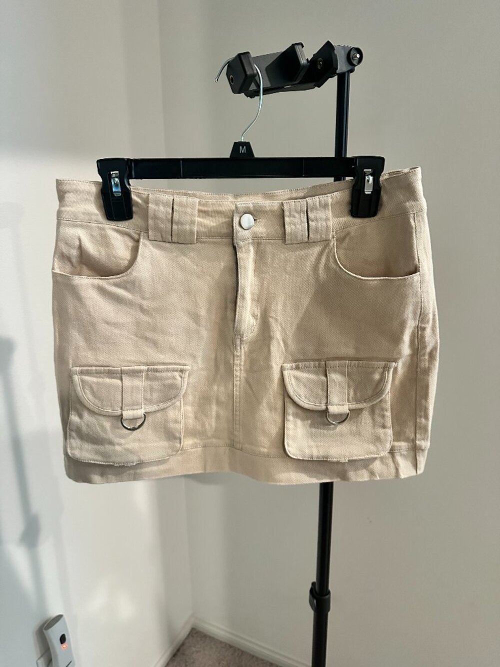 Cute tan mini skirt size medium